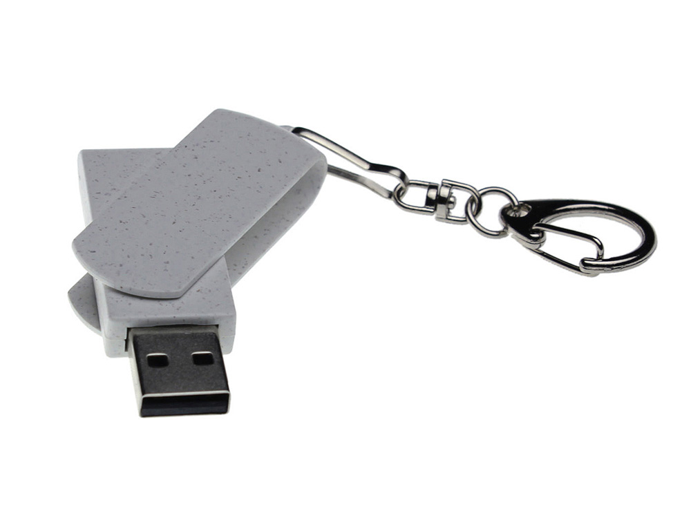 USB 3.0- флешка промо Варуна на 16 Гб с поворотным механизмом (серый) 16Gb (Изображение 3)