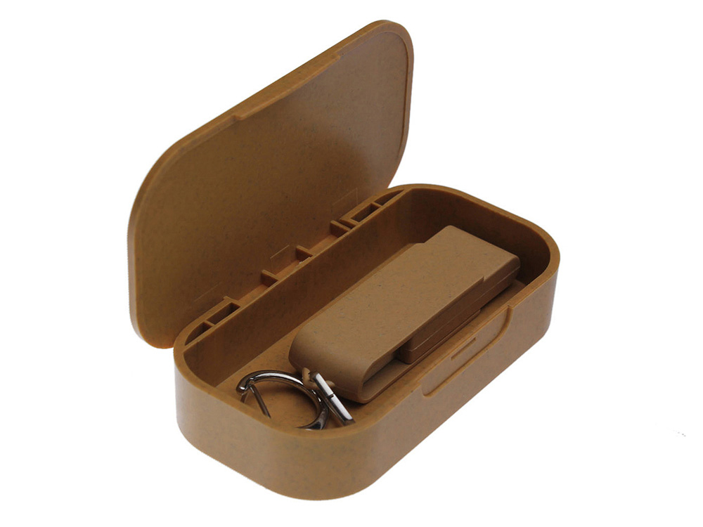 USB 3.0- флешка промо Варуна на 16 Гб с поворотным механизмом (коричневый) 16Gb (Изображение 4)