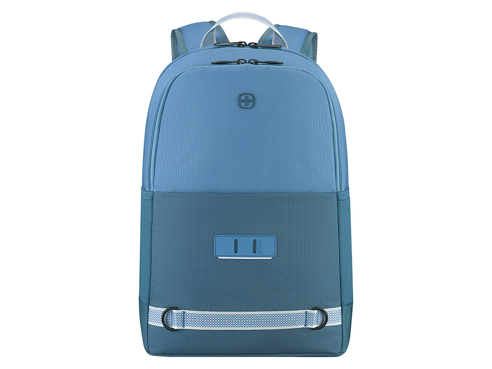 Рюкзак WENGER Tyon 15.6, голубой, переработанный ПЭТ/Полиэстер, 32х18х48 см, 23 л. (Изображение 2)