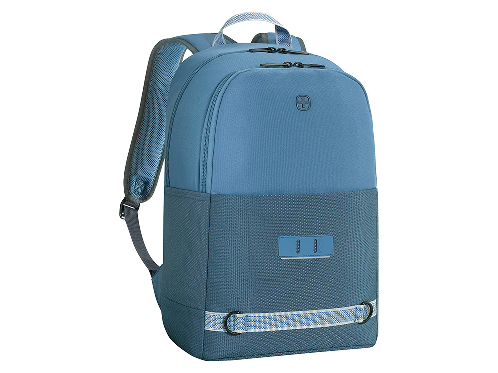 Рюкзак WENGER Tyon 15.6, голубой, переработанный ПЭТ/Полиэстер, 32х18х48 см, 23 л. (Изображение 3)