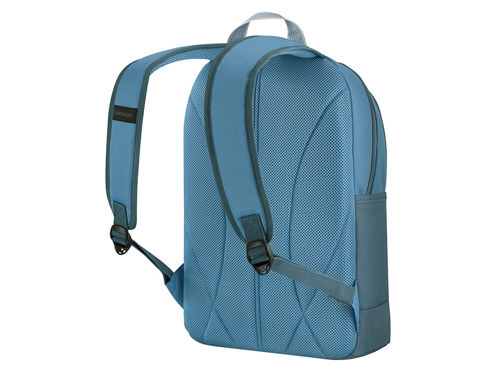 Рюкзак WENGER Tyon 15.6, голубой, переработанный ПЭТ/Полиэстер, 32х18х48 см, 23 л. (Изображение 6)