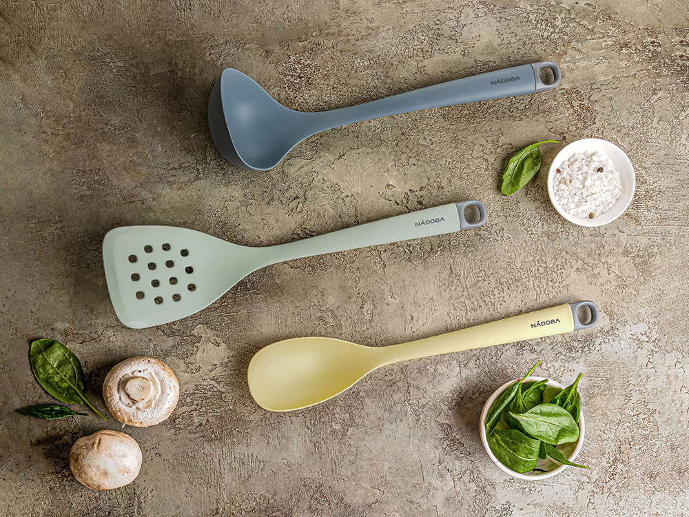 Набор кухонных силиконовых инструментов, 3 пр., NADOBA, серия Paulina (Изображение 3)