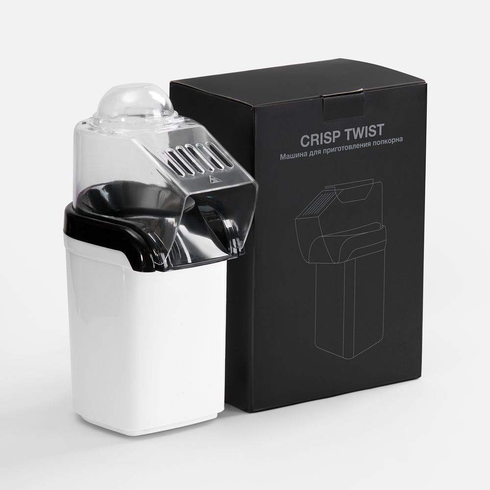 Машина для приготовления попкорна Crisp Twist, белая (Изображение 7)