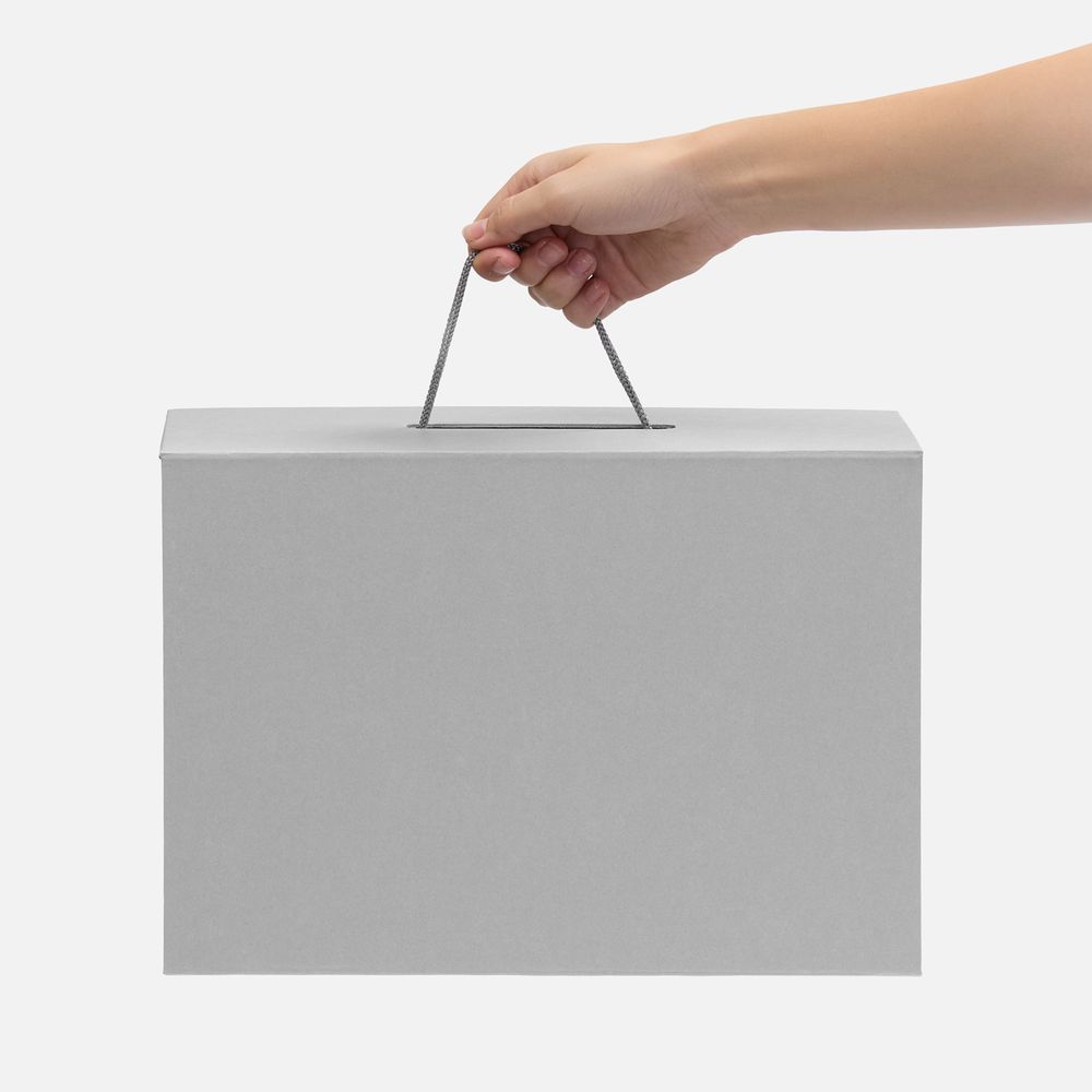 Коробка складная New Case Fold, серая (Изображение 6)