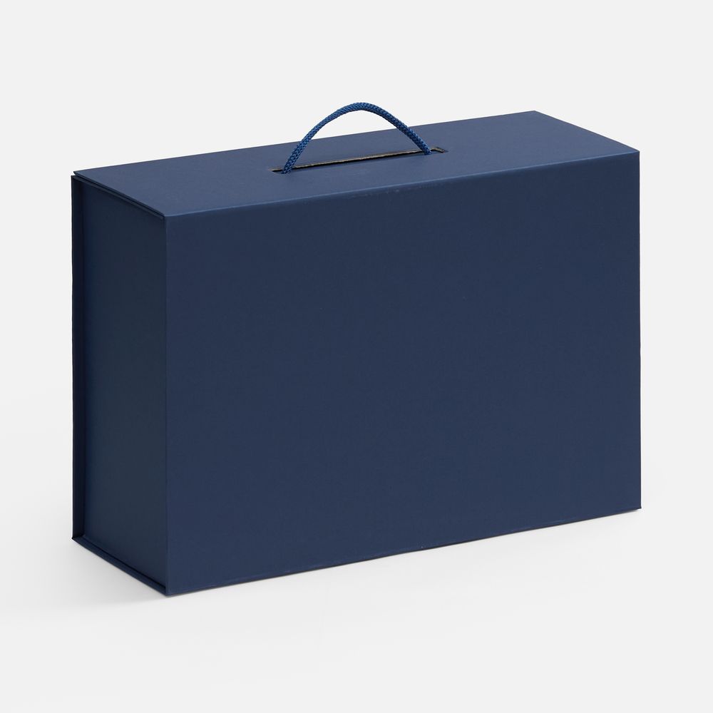 Коробка складная New Case Fold, темно-синяя (Изображение 2)