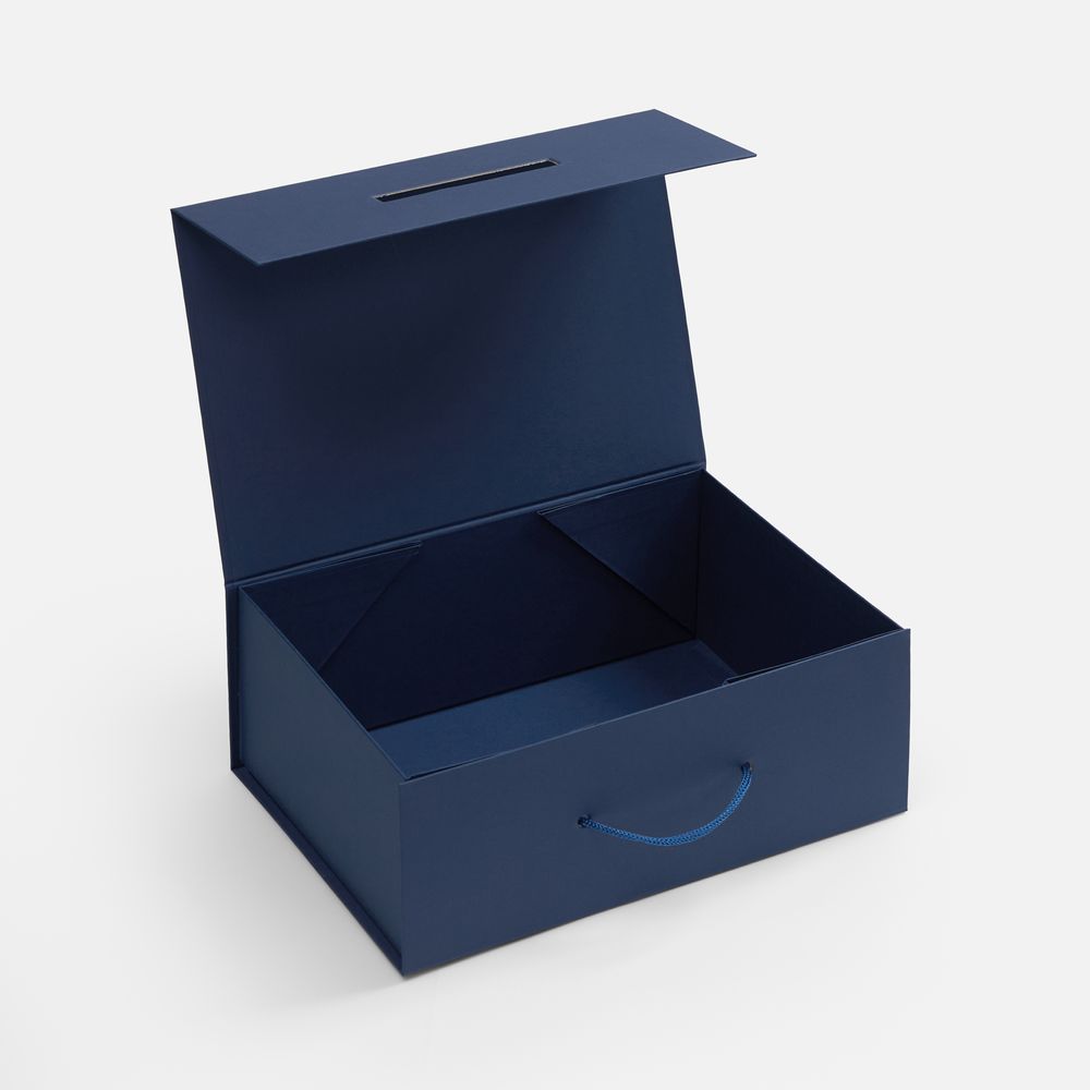 Коробка складная New Case Fold, темно-синяя (Изображение 3)