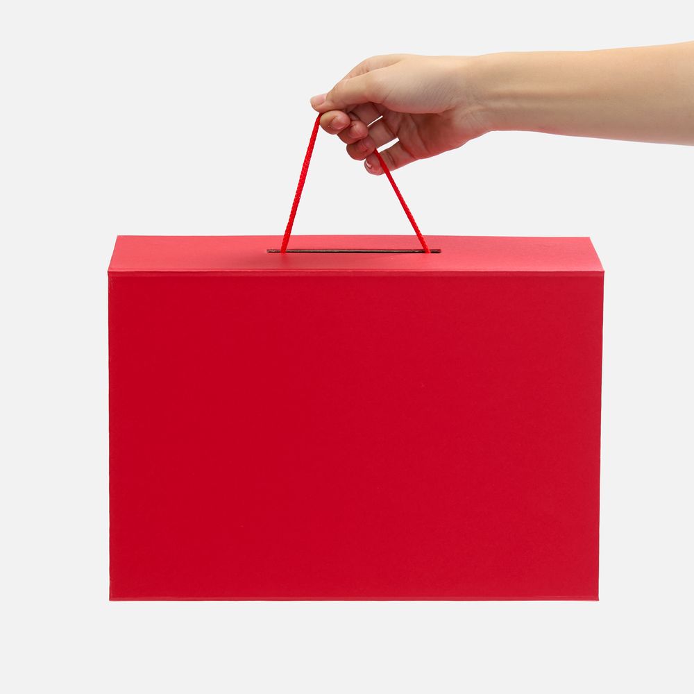 Коробка складная New Case Fold, красная (Изображение 6)