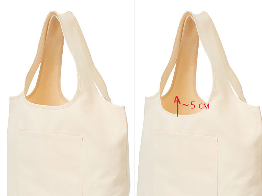 Сумка-шоппер Vest  long из хлопка 340 г/м2 (Изображение 2)