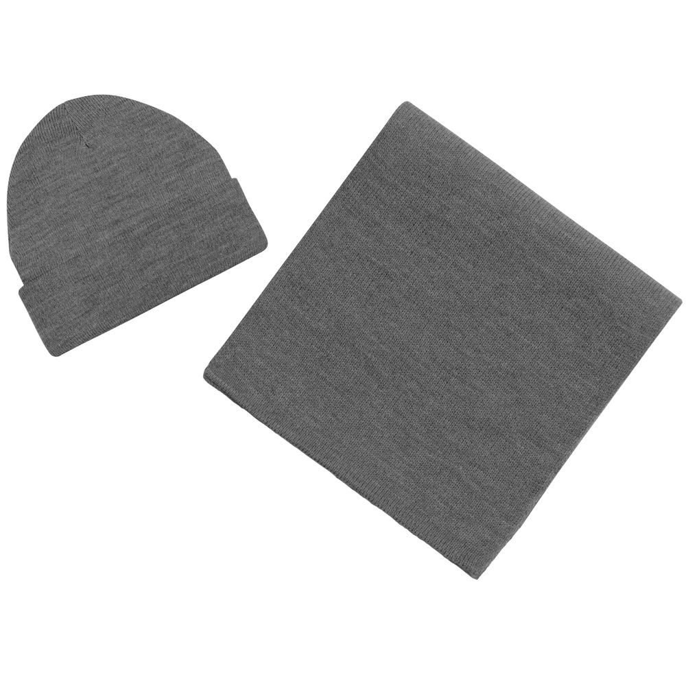 Шапка Real Talk, серый меланж (эбонит) (Изображение 3)