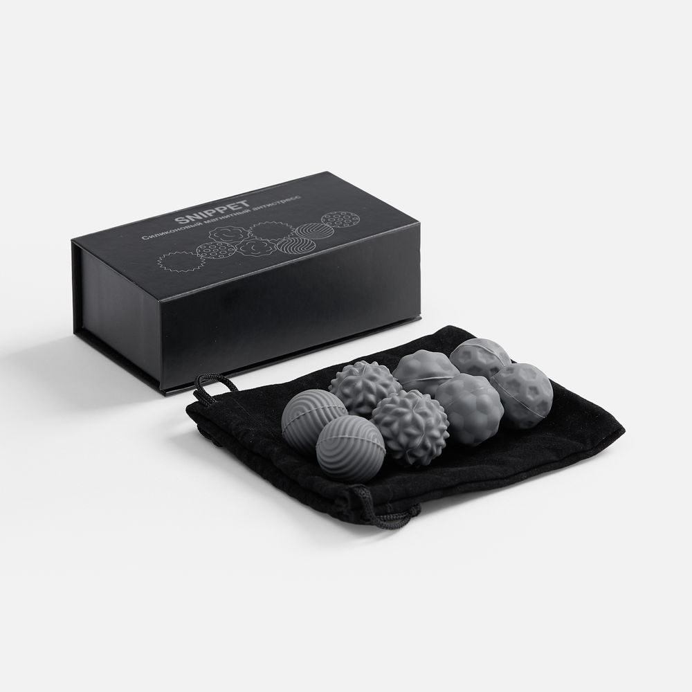 Магнитный антистресс Snippet, серый (Изображение 5)