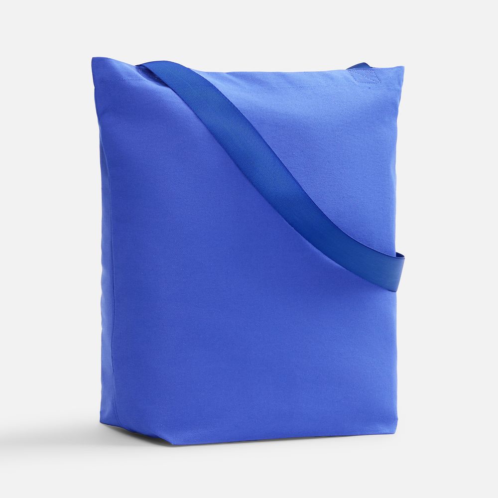 Шопер B5, синий с широкими синими ручками (Изображение 1)