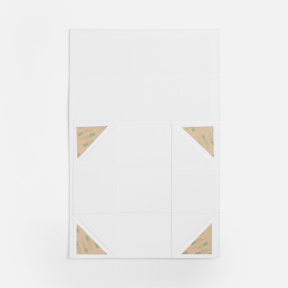 Коробка складная под бутылку Color Jacket Fold, белая (Изображение 4)