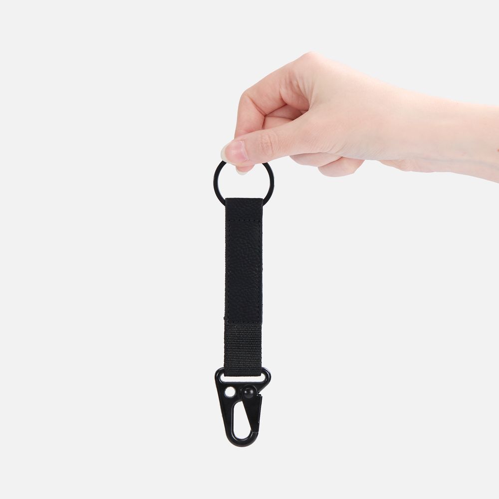 Брелок с карабином Manlig, черный (Изображение 3)