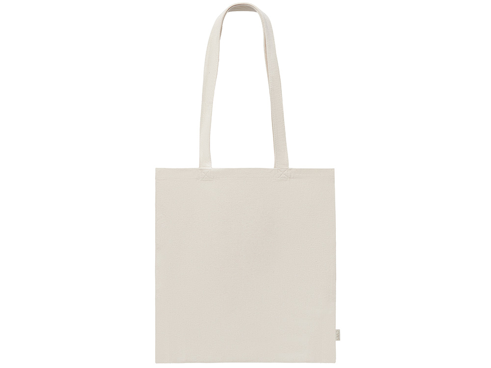 Шоппер Basio из переработанного хлопка 280 г/м2 (натуральный)  (Изображение 2)