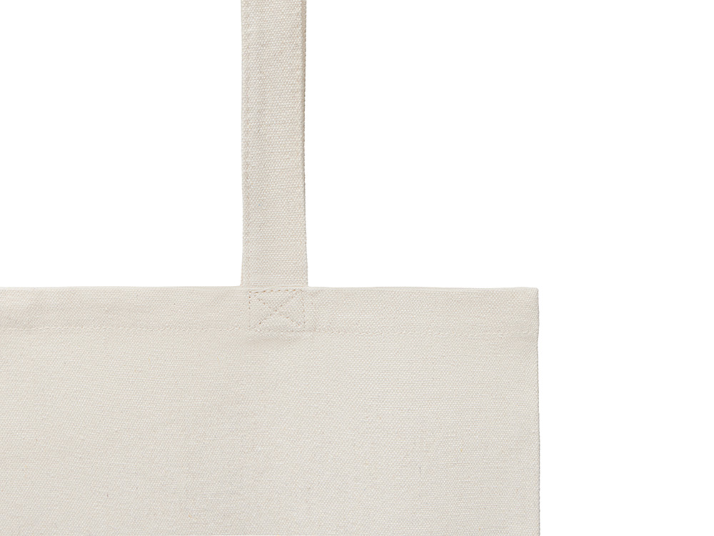 Шоппер Basio из переработанного хлопка 280 г/м2 (натуральный)  (Изображение 3)
