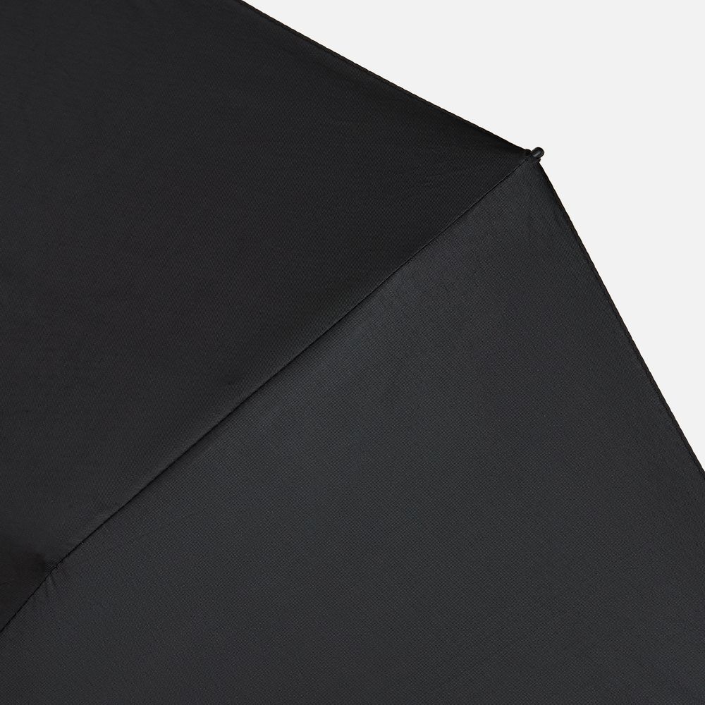 Зонт складной Skymate с УФ-защитой и ручкой-карабином, черный (Изображение 9)