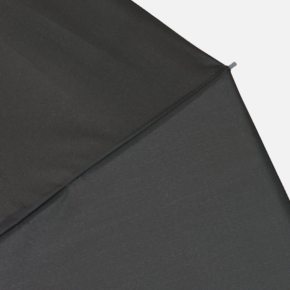 Зонт обратного сложения inLoop с ручкой-карабином, черный (Изображение 10)