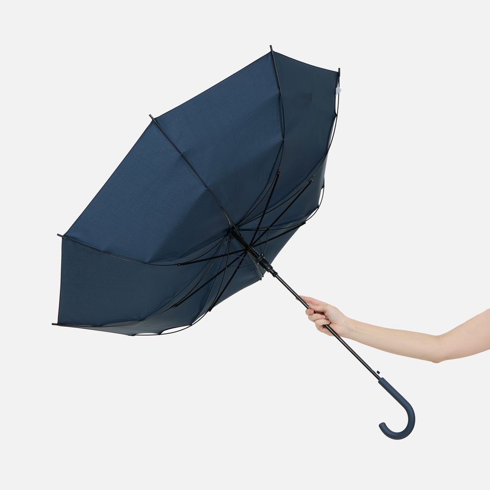Зонт-трость Jolly Brolly, темно-синий (Изображение 7)