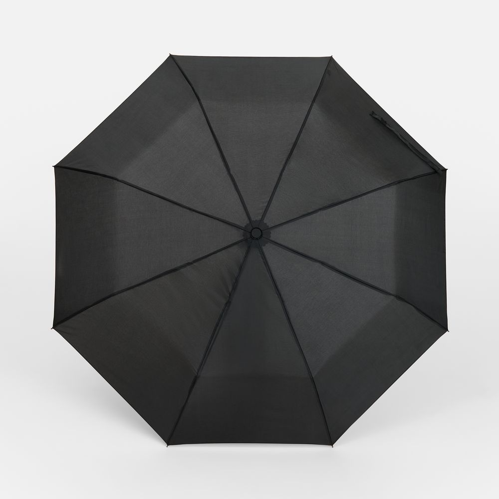 Зонт складной Basic, ver.2, черный (Изображение 2)