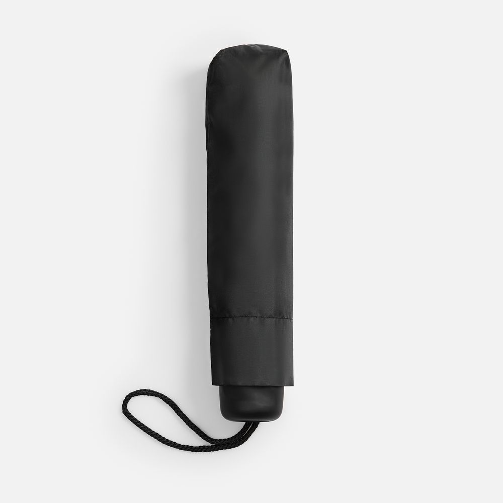 Зонт складной Basic, ver.2, черный (Изображение 5)