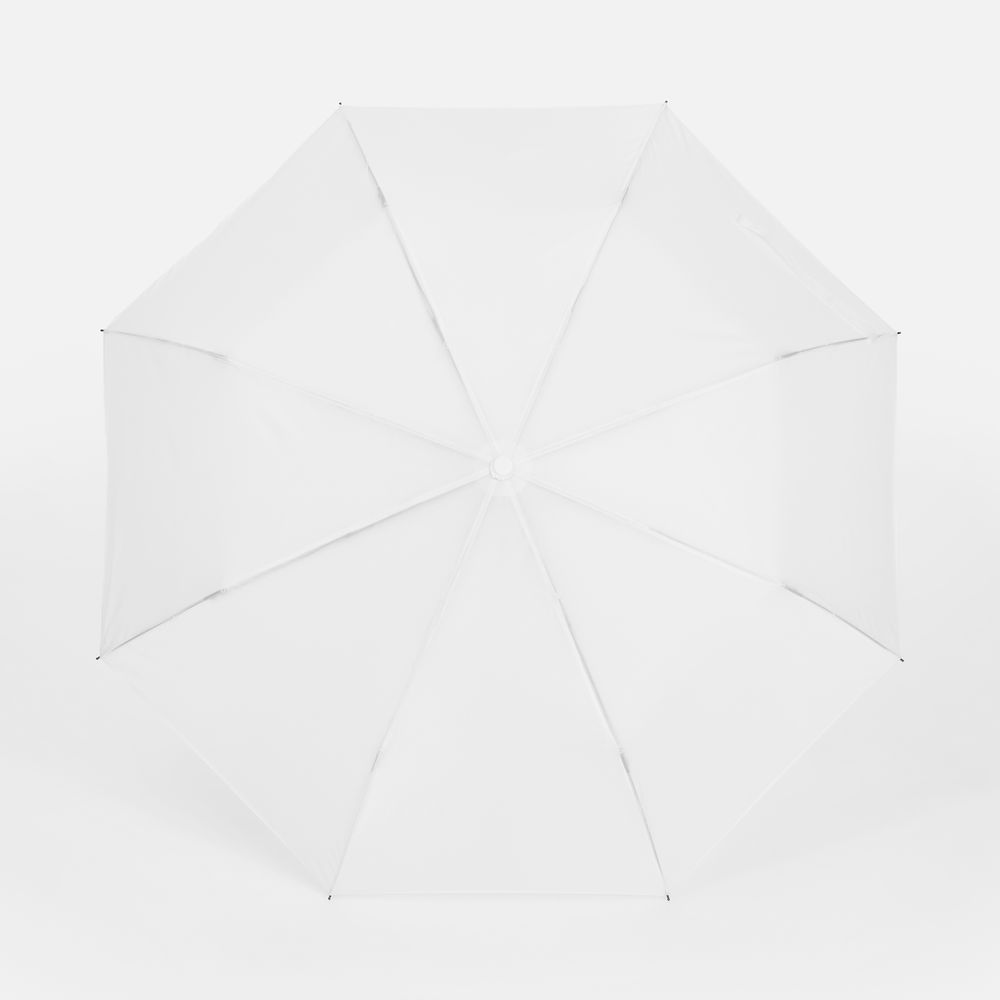 Зонт складной Basic, ver.2, белый (Изображение 2)