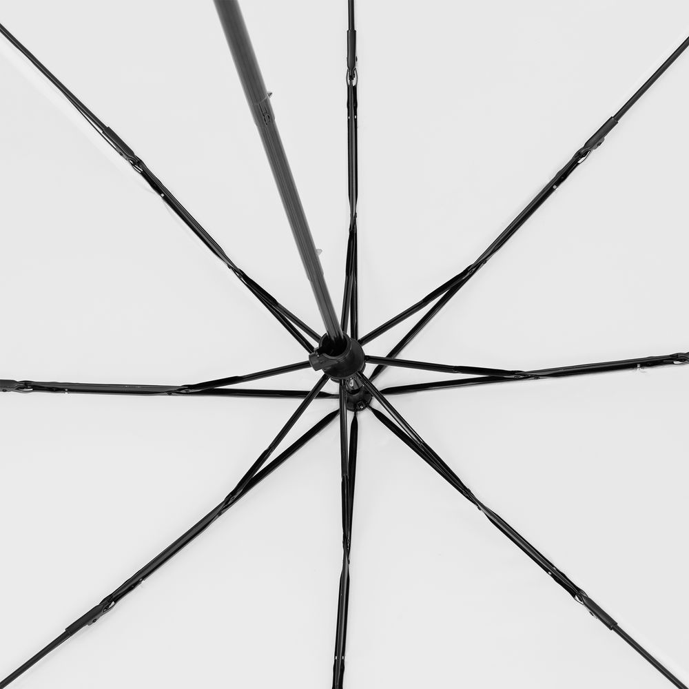 Зонт складной Basic, ver.2, белый (Изображение 3)