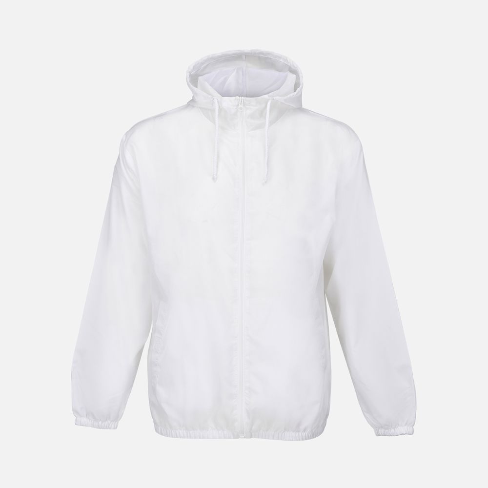Ветровка унисекс Shield, белая, размер M (Изображение 1)