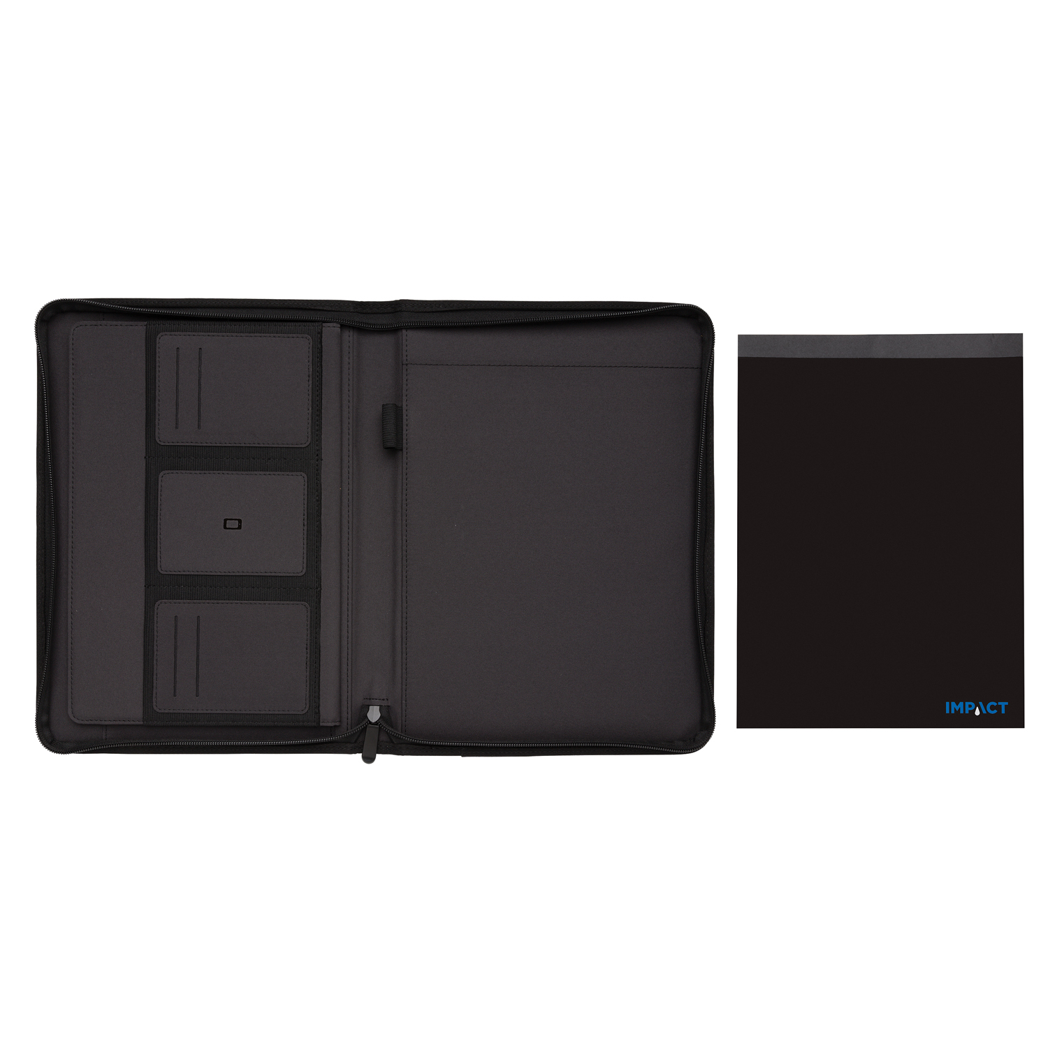 Органайзер Impact из RPET AWARE™ на молнии, А4 (Изображение 3)