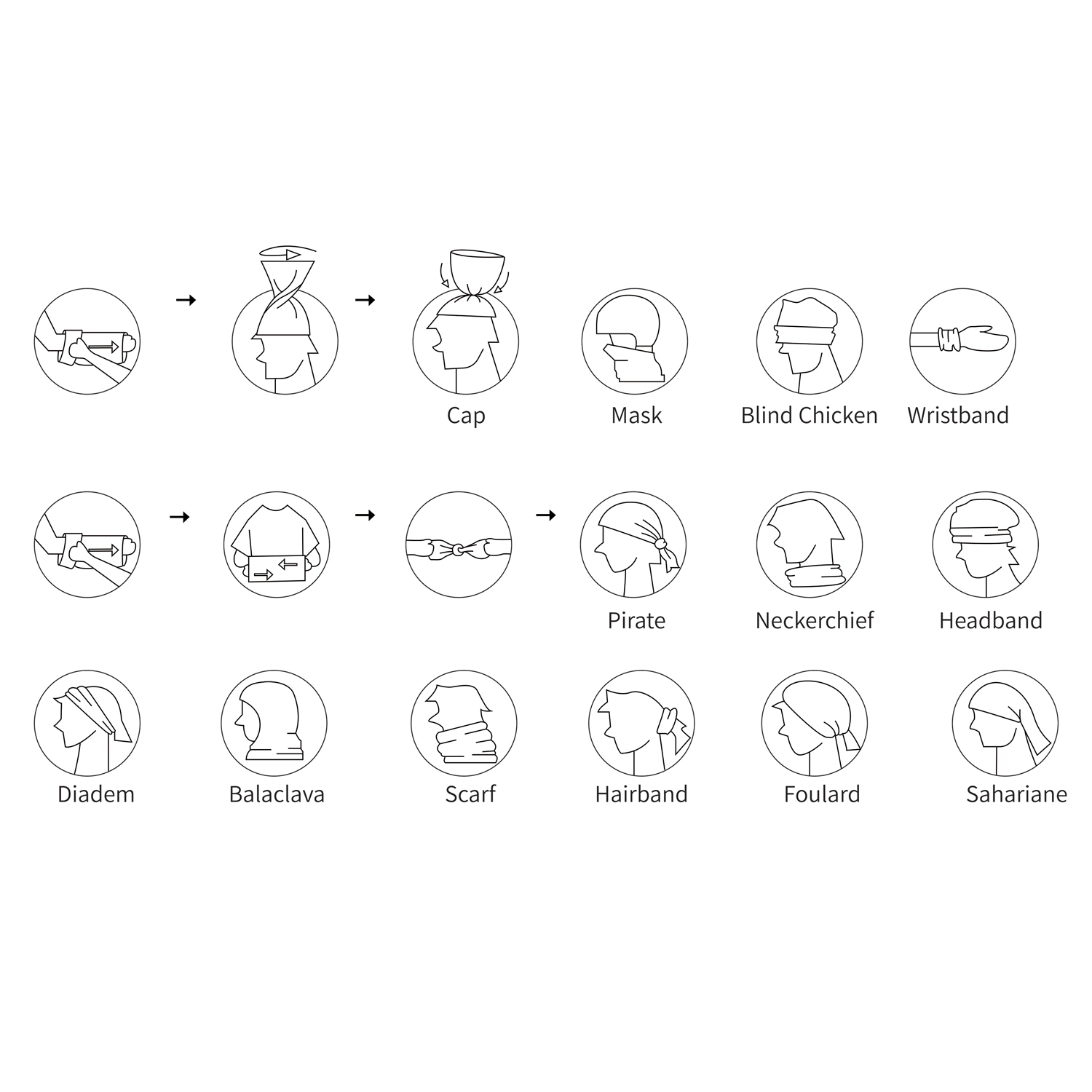 Многофункциональный шарф (Изображение 5)