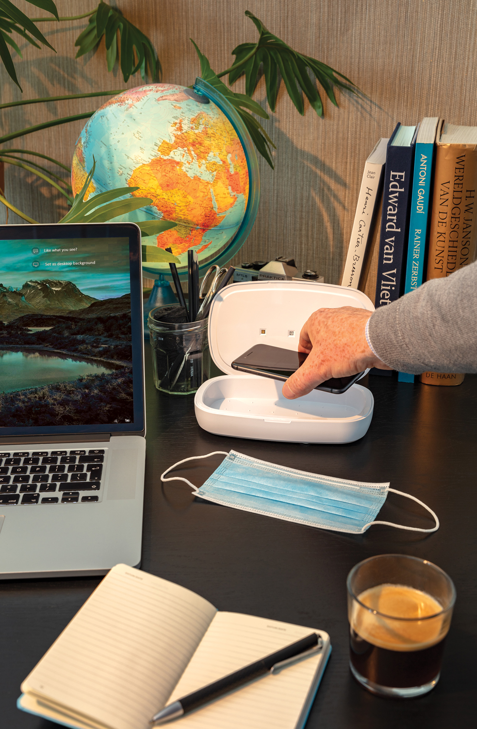 Стерилизатор UV-C с функцией беспроводной зарядки, 5 Вт (Изображение 5)