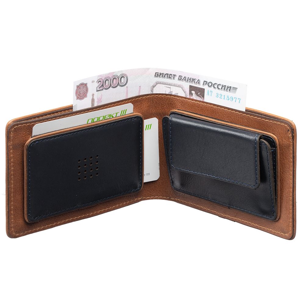 Портмоне Kalsa Palermo, синее (Изображение 3)