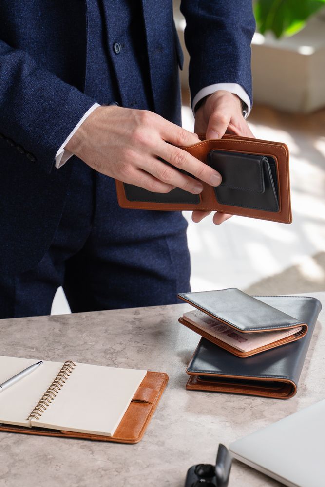 Портмоне Kalsa Palermo, синее (Изображение 9)