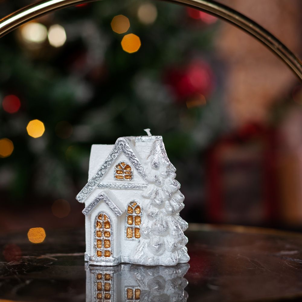 Свеча Christmas Twinkle, домик (Изображение 2)