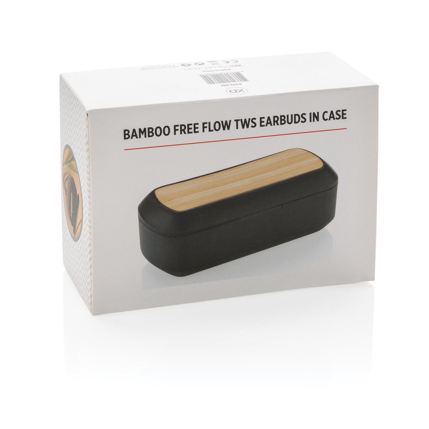 Наушники Bamboo Free Flow TWS с чехлом для зарядки (Изображение 7)