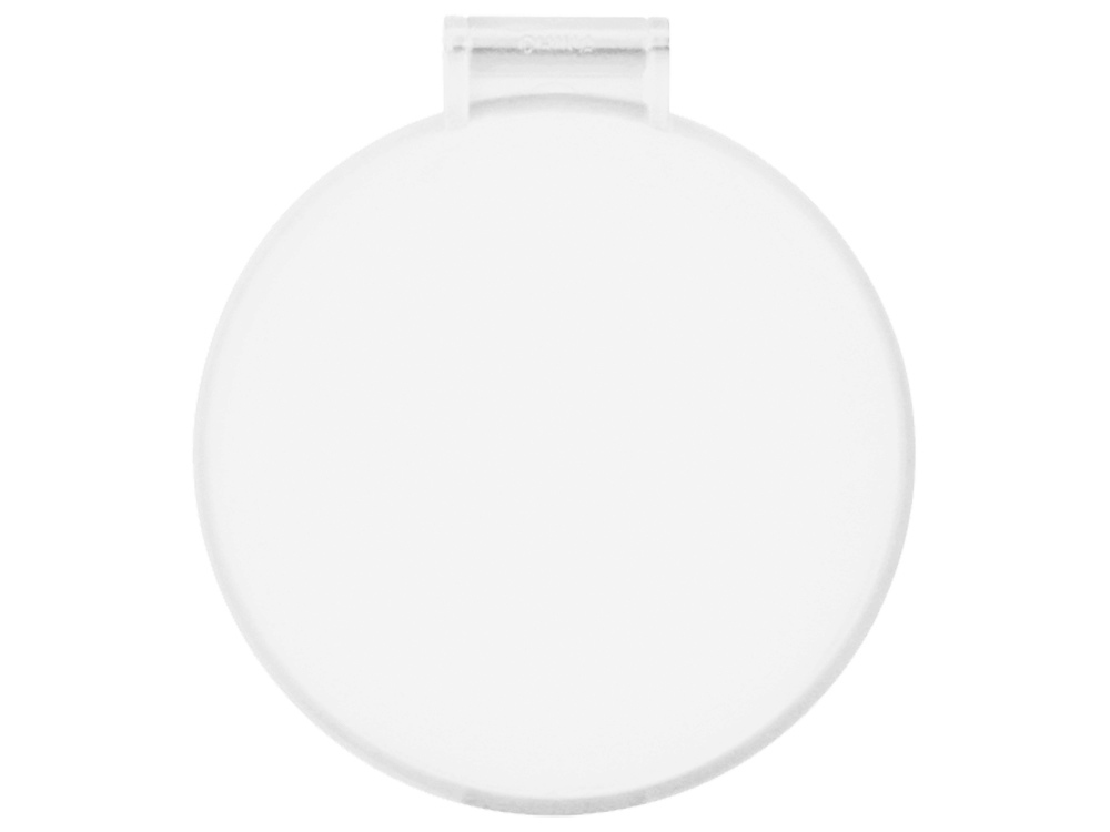 Карманное косметическое зеркало Красотка (белый)  (Изображение 3)