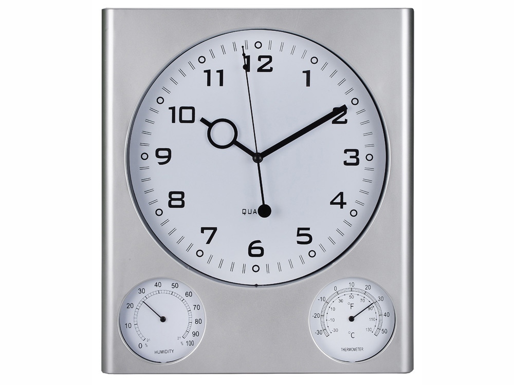 Погодная станция настенная Патерна, серебристый (Изображение 2)