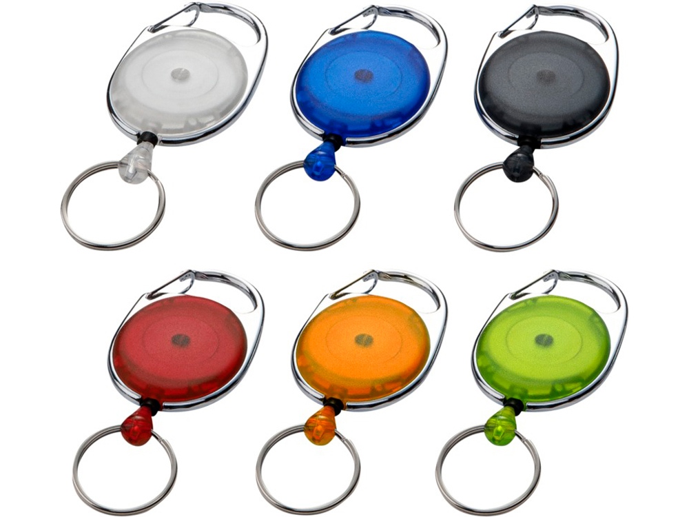 Брелок с роликом Gerlos (белый прозрачный)  (Изображение 3)