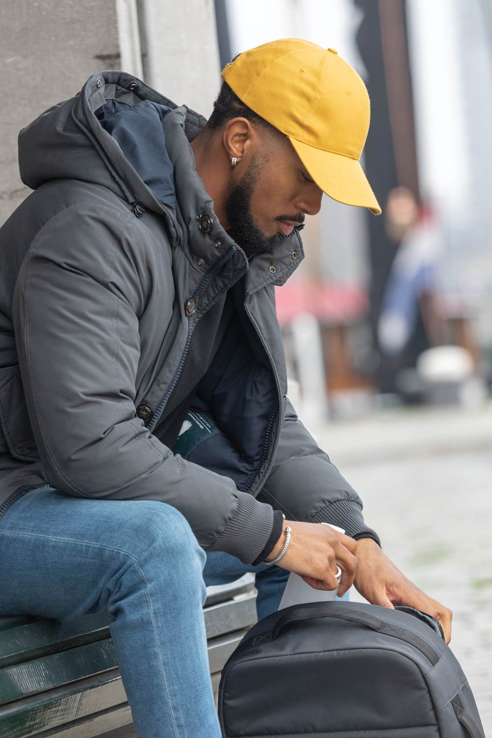 Бейсболка Impact из переработанного хлопка AWARE™, 6 клиньев, 280 г/м2 (Изображение 11)