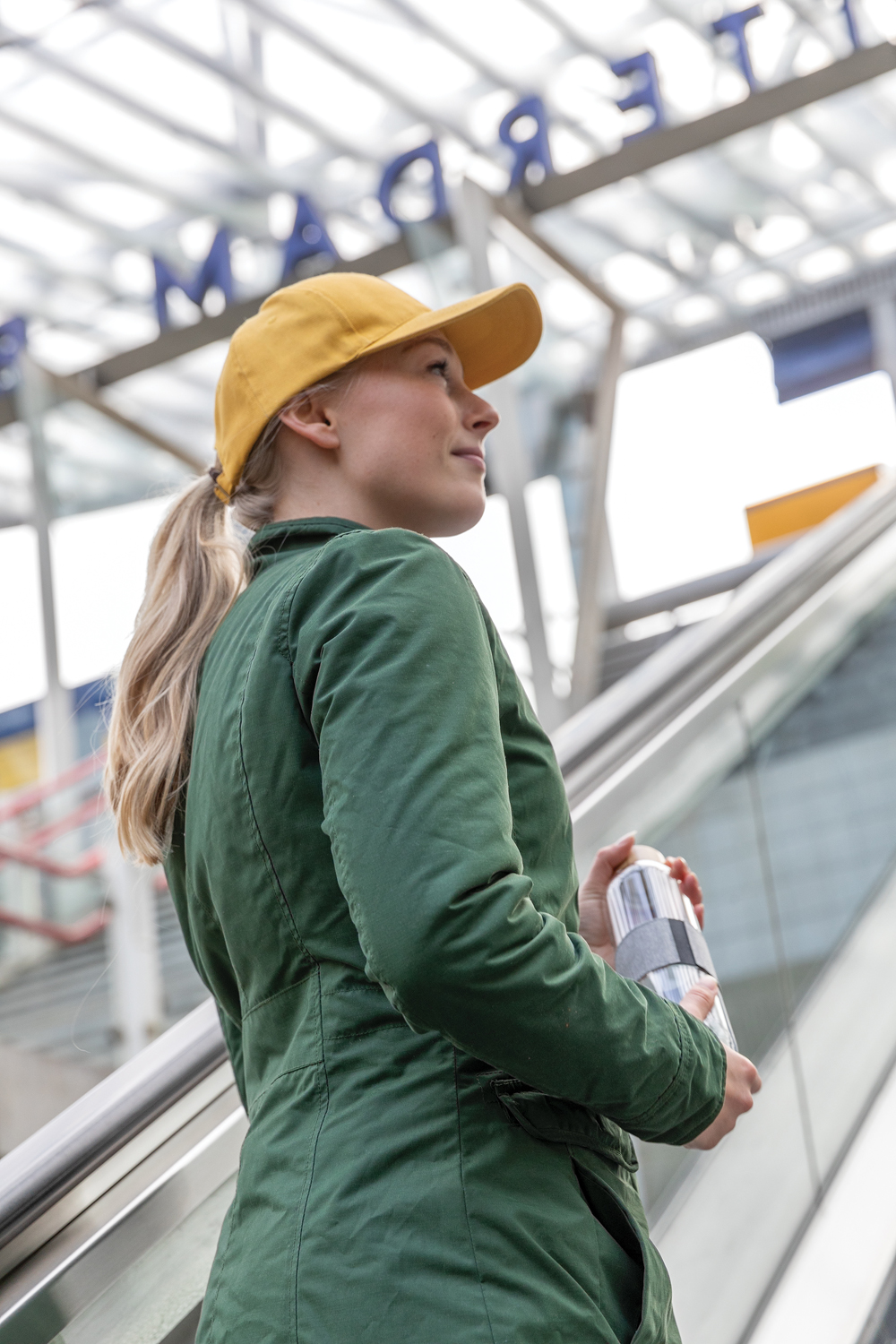 Бейсболка Impact из переработанного хлопка AWARE™, 6 клиньев, 280 г/м2 (Изображение 5)