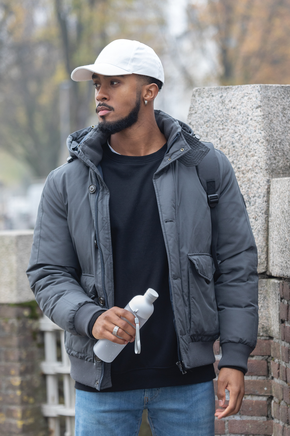 Бейсболка Impact из переработанного хлопка AWARE™, 6 клиньев, 280 г/м2 (Изображение 12)