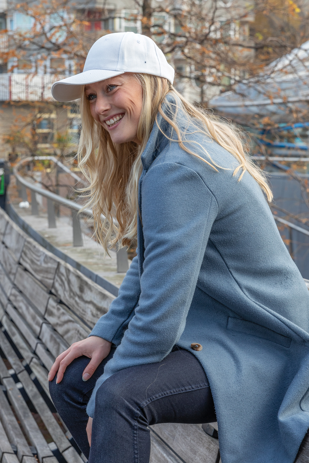 Бейсболка Impact из переработанного хлопка AWARE™, 6 клиньев, 280 г/м2 (Изображение 11)