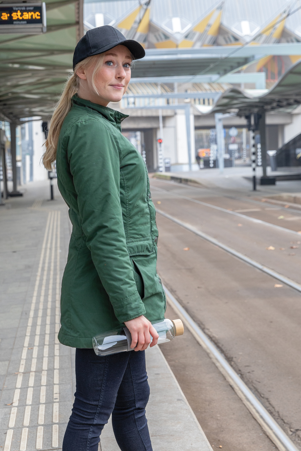 Бейсболка Impact из переработанного хлопка AWARE™, 6 клиньев, 280 г/м2 (Изображение 5)