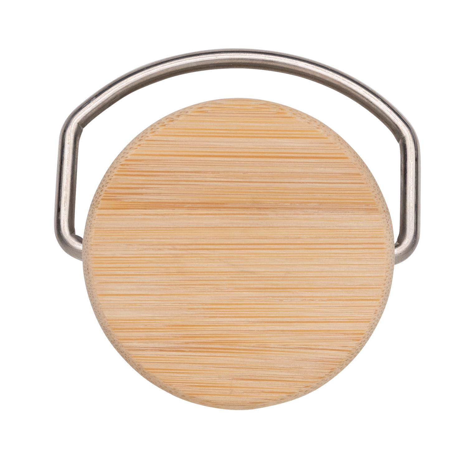 Бутылка из нержавеющей стали с бамбуковой крышкой Modern (Изображение 8)