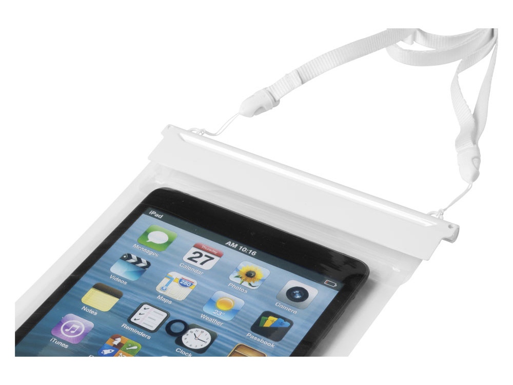 Чехол водонепроницаемый Splash для минипланшетов, белый (Изображение 4)