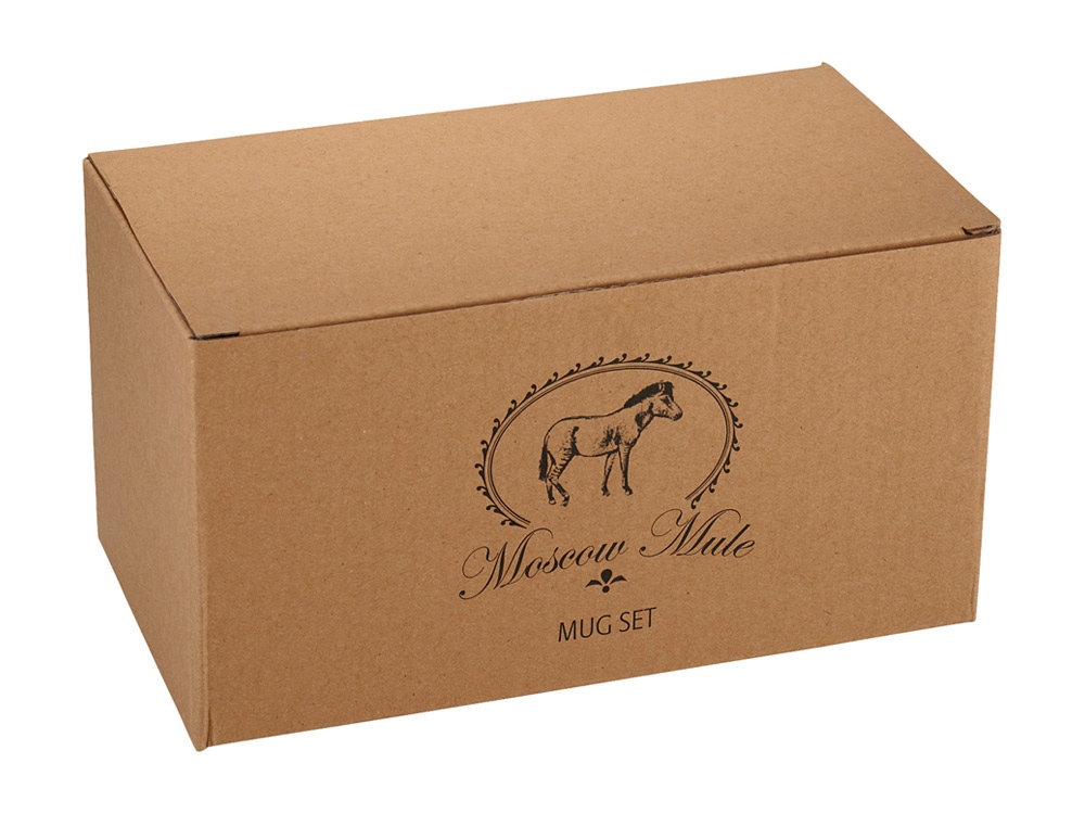 Набор кружек для коктейля с рецептом Moscow mule (Изображение 4)