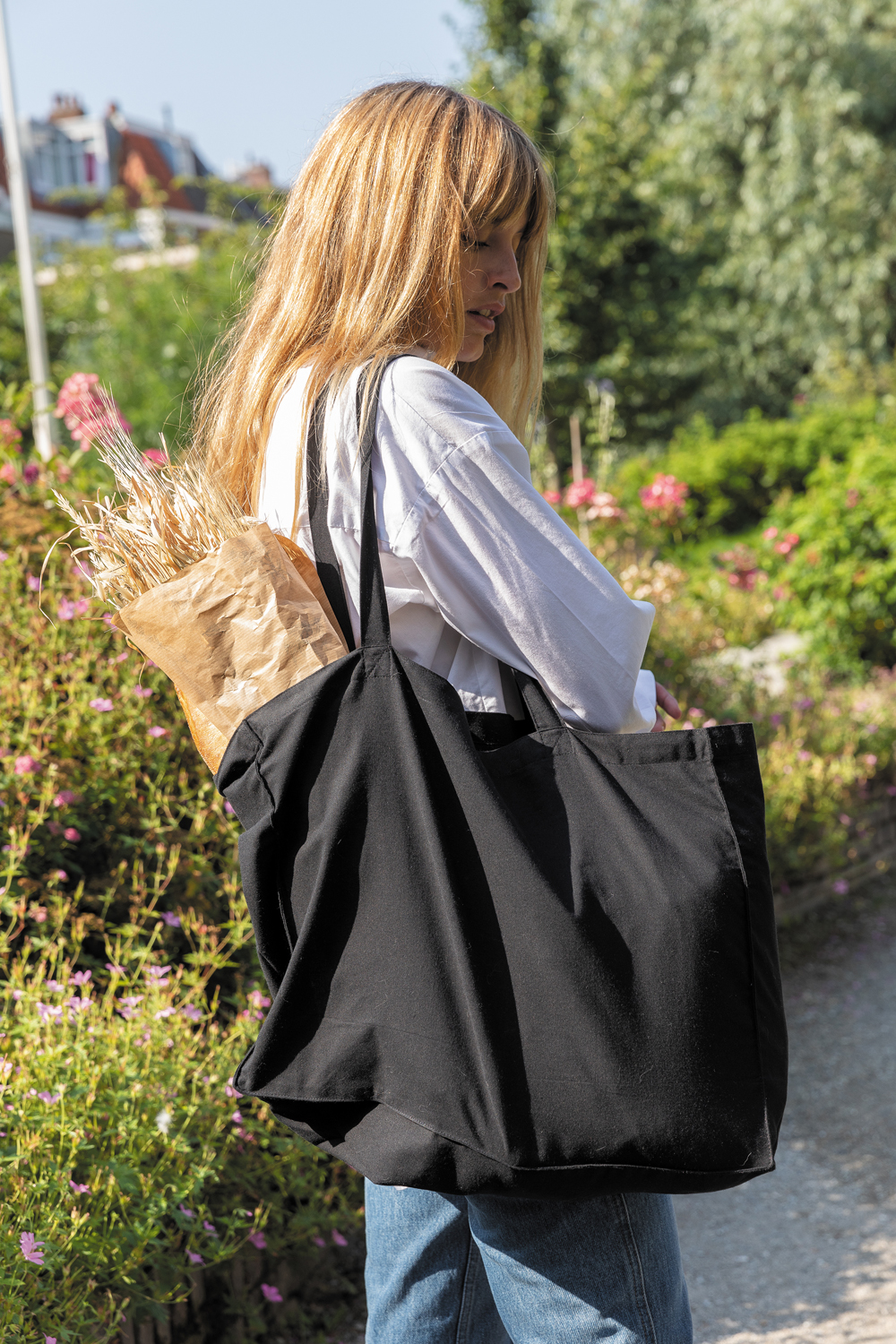 Сумка-шоппер Impact из переработанного хлопка AWARE™, 145 г (Изображение 4)