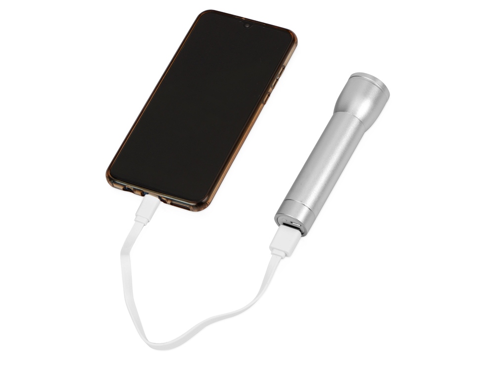 Портативное зарядное устройство Lumi с фонариком, 3000 mAh (Изображение 2)