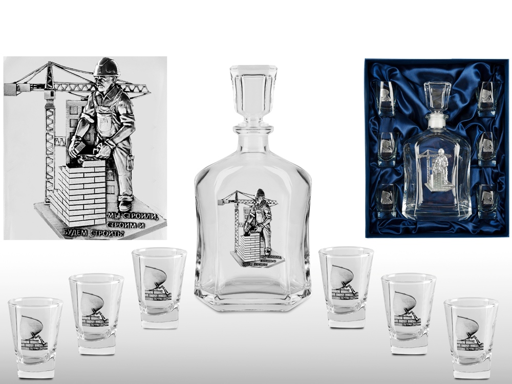 Набор для водки Строительный (Изображение 2)