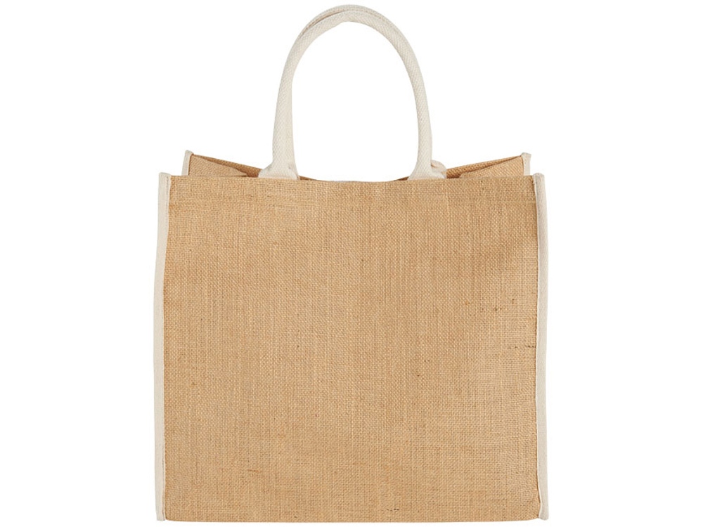 Сумка для покупок, 280 г/м2 (белый/натуральный)  (Изображение 3)