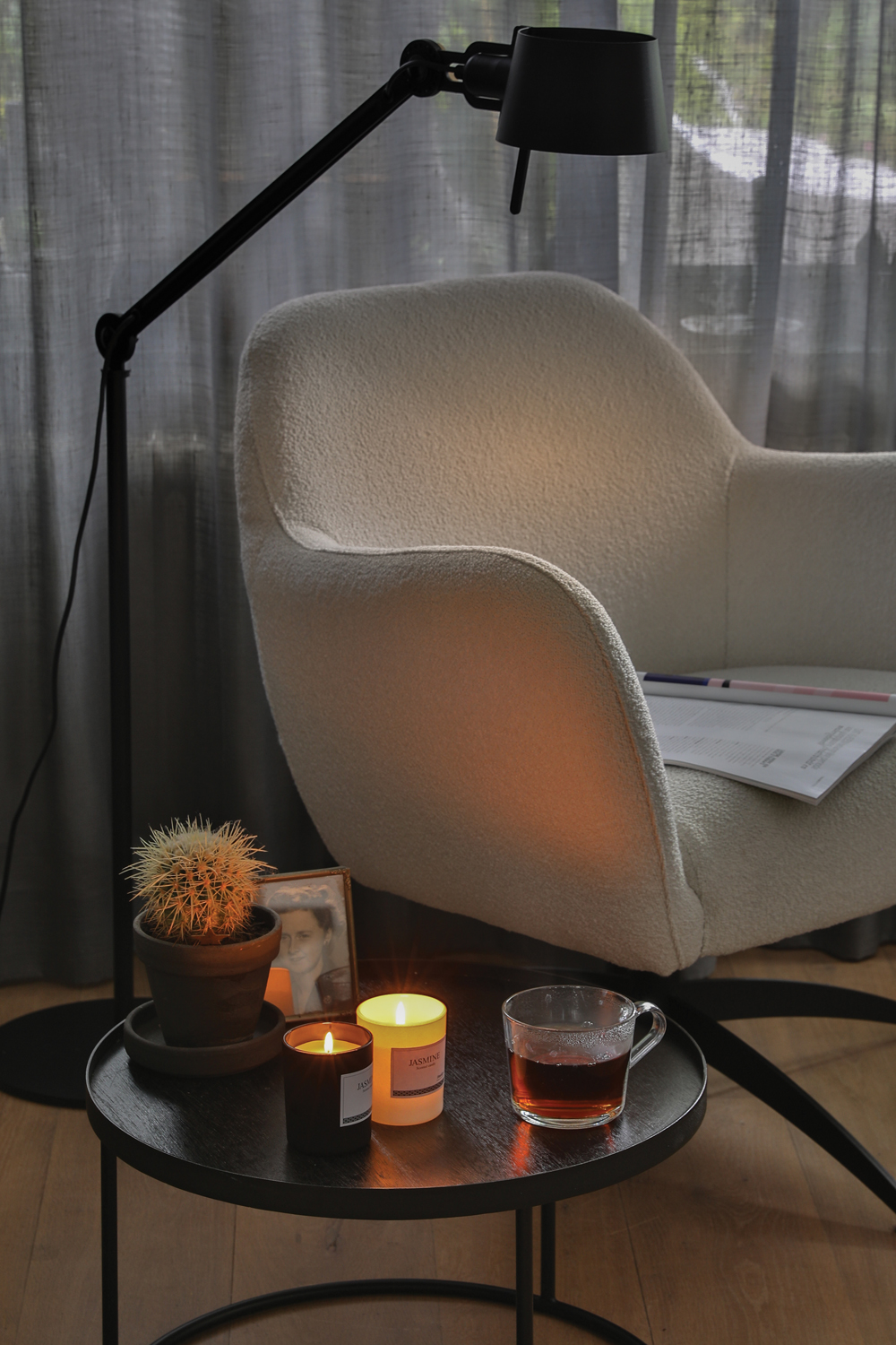 Маленькая ароматическая свеча Ukiyo в стекле (Изображение 8)